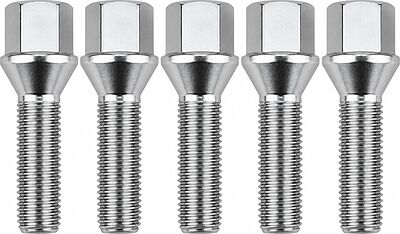 Комплект колесных болтов OZ Racing B12 80910173: 5 штук, M12x1,5, резьба 26 мм, конус 60°, SW17, класс 10.9