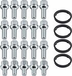 Комплект сферических колесных болтов OZ Racing S17D38R12 81710595: 20 штук, M14x1,5, резьба 38 мм, сфера R12, SW17, 4 кольца XL 79/66,46 Комплект сферических колесных болтов OZ Racing S17D38R12 81710595: 20 штук, M14x1,5, резьба 38 мм, сфера R12, SW17, 4 кольца XL 79/66,46
