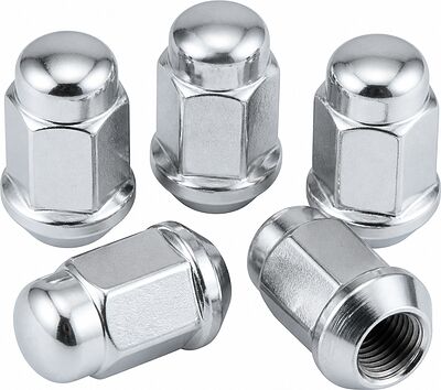 Комплект закрытых колесных гаек OZ Racing D84 81010180: 5 штук, M14x1,5, высота 38,5 мм, SW19, цинк