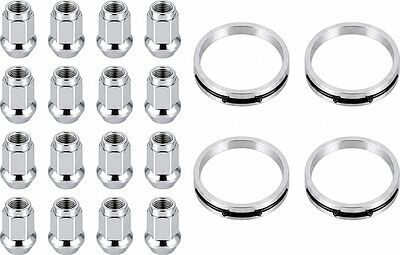 Монтажный комплект OZ Racing 81710040 для Nissan: 16 открытых гаек D24 M12x1,25, конус 60°, SW21, высота 25 мм, 4 кольца S 68/59,06 мм со стопорами