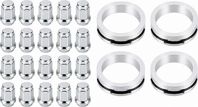 Монтажный комплект OZ Racing 81710209 для Toyota и Lexus: 20 закрытых гаек D8 M12x1,5, конус 60°, SW21, высота 34 мм, 4 кольца XL 79/60,1 мм со стопорами