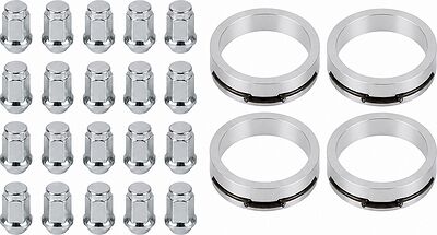 Монтажный комплект OZ Racing 81710367 для Suzuki: 20 закрытых гаек D2 M12x1,25, конус 60°, SW19, высота 34 мм, 4 кольца XL 79/60,01 мм со стопорами