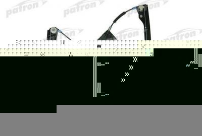 PATRON Стеклоподъемник передний левый, без двигателя VW: PASSAT 1.6-2.8 97-05 SKODA: SUPERB 1.8-2.8 01-08 (P34-1017L)