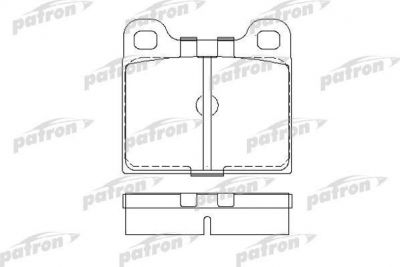 Patron PBP002 комплект тормозных колодок, дисковый тормоз на OPEL MONZA A (22_)