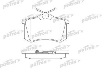 Patron PBP1083 комплект тормозных колодок, дисковый тормоз на PEUGEOT PARTNER фургон (5)