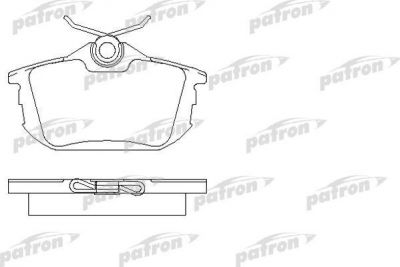 PATRON Колодки тормозные дисковые задн MITSUBISHI: CARISMA 97-06, CARISMA седан 97-06, COLT CZC кабрио 06-, COLT VI 04-, SPACE STAR 98-, PROTON: IMPIAN 01-, PERSONA 400 00-02, PER (PBP1095)