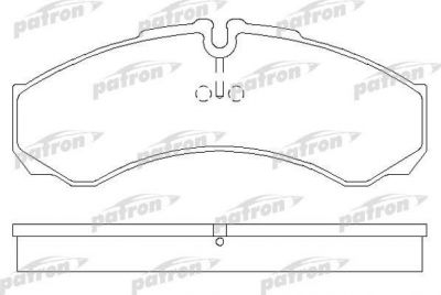 PATRON Колодки тормозные дисковые передн/задн IVECO: Daily I 89-, Daily II 99- (PBP1102)