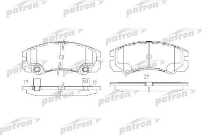 PATRON Колодки тормозные дисковые передн OPEL: FRONTERA B 98- (PBP1511)