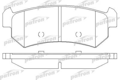 Patron PBP1889 комплект тормозных колодок, дисковый тормоз на CHEVROLET LACETTI (J200)