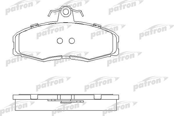 PATRON Колодки тормозные дисковые передн FORD: SIERRA хечбэк 82-86, SIERRA хечбэк 87-93, SIERRA универсал 82-86, SKODA: FAVORIT 89-94, FAVORIT Forman 91-95, FAVORIT пикап 92-97 (PBP275)