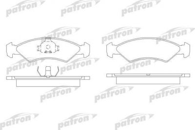 Patron PBP365 комплект тормозных колодок, дисковый тормоз на FORD FIESTA фургон (FVD)