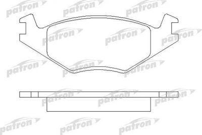 PATRON Колодки тормозные дисковые передн SEAT: CORDOBA 94-99, CORDOBA Vario 96-99, IBIZA II 93-99, VW: GOLF II 83-92, JETTA II 84-91, POLO 81-94, POLO CLASSIC 85-94, POLO купе 82- (PBP385)