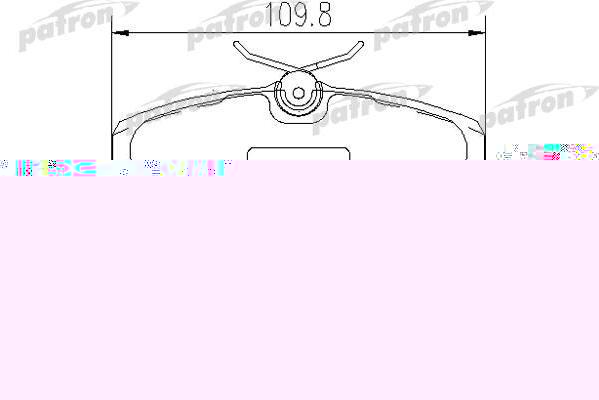 PATRON Колодки тормозные дисковые передн MERCEDES-BENZ: 190 84-93, COUPE 87-93, E-CLASS 93-95, E-CLASS кабрио 93-98, E-CLASS купе 93-97, E-CLASS универсал 93-96, KOMBI универсал 8 (PBP415)
