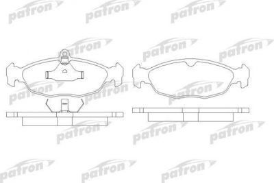 PATRON Колодки тормозные дисковые передн BUICK: SAIL седан 02-, DAEWOO: LANOS 97-, LANOS седан 97-, NEXIA 95-97, NEXIA седан 95-97, JAGUAR: XJ 97-03, XJ 94-97, XJ 89-94, XK 8 Conv (PBP732)