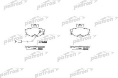 Patron PBP915 комплект тормозных колодок, дисковый тормоз на FORD SCORPIO I (GAE, GGE)