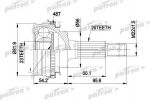 PATRON ШРУС наружн к-кт TOYOTA: CARINA E 92 - 97, CARINA E Sportswagon 93 - 97, CARINA E седан 92 - 97, CARINA II 87 - 93, CELICA купе 82 - 86, COROLLA 92 - (PCV1347)