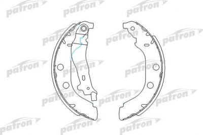 PATRON Колодки тормозные барабанные PEUGEOT: 406 95-04, 406 Break 96-04 (PSP547)