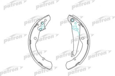 PATRON КОЛОДКИ ТОРМОЗНЫЕ БАРАБАННЫЕ SKODA: OCTAVIA 96-, OCTAVIA COMBI 98- (PSP549)