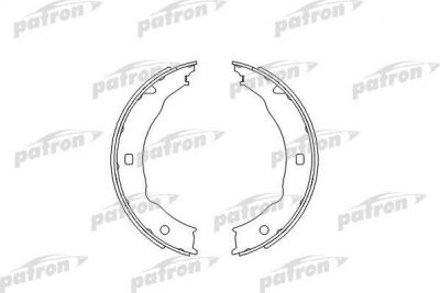 PATRON Колодки тормозные барабанные PEUGEOT: 406 95-04, 406 Break 96-04, 406 купе 97-04, 607 00- (PSP623)