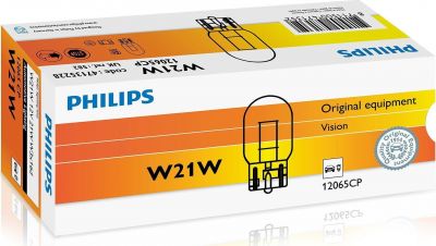 PHILIPS Лампа W21W 12V 21W W3x16d PHILIPS (47135228)