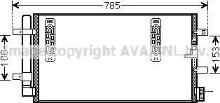 Prasco AIA5297D конденсатор, кондиционер на AUDI Q5 (8R)