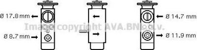 Prasco BW1088 расширительный клапан, кондиционер на 3 (E36)