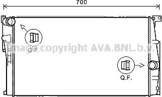 Prasco BW2455 радиатор, охлаждение двигателя на 1 (F20)