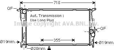 Prasco BW2542 радиатор, охлаждение двигателя на 3 Touring (E91)