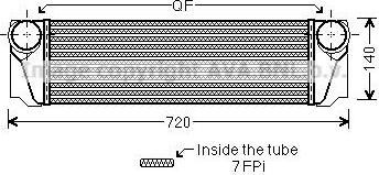 Prasco BW4376 интеркулер на 5 (F10, F18)