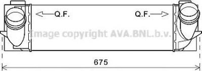 Prasco BW4463 интеркулер на X3 (F25)