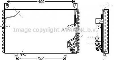 Prasco BW5197 конденсатор, кондиционер на 6 (E24)