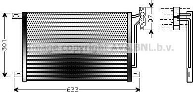 Prasco BW5215 конденсатор, кондиционер на 3 (E46)