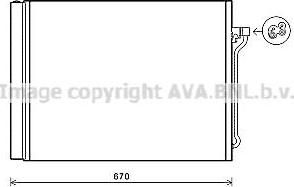 Prasco BW5409D конденсатор, кондиционер на 6 купе (F13)