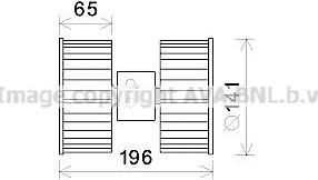 Prasco BW8475 электродвигатель, вентиляция салона на 3 (E36)