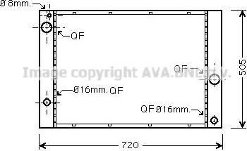 Prasco BWA2338 радиатор, охлаждение двигателя на 5 (E60)