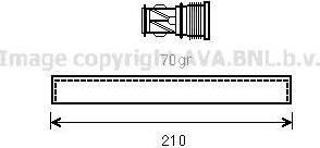 Prasco BWD439 осушитель, кондиционер на 6 купе (F13)