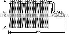 Prasco BWV364 испаритель, кондиционер на 3 (E90)