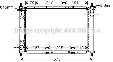 Prasco DN2261 радиатор, охлаждение двигателя на NISSAN NOTE (E11)