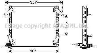 Prasco DN5272 конденсатор, кондиционер на NISSAN TRADE c бортовой платформой/ходовая часть
