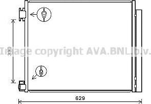 Prasco DN5422D конденсатор, кондиционер на NISSAN QASHQAI (J11, J11_)