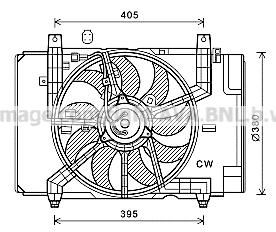 Prasco DN7532 вентилятор, охлаждение двигателя на NISSAN JUKE (F15)