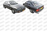 Prasco FD0560592 боковина на FORD SIERRA Наклонная задняя часть (GBC, GBG)