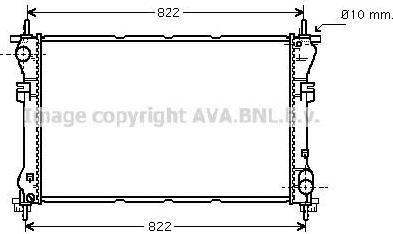Prasco FD2320 радиатор, охлаждение двигателя на FORD TRANSIT автобус (FD_ _, FB_ _, FS_ _, FZ_ _, FC_ _)