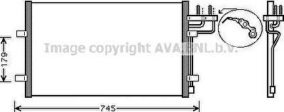 Prasco FDA5367 конденсатор, кондиционер на FORD FOCUS II седан (DA_)