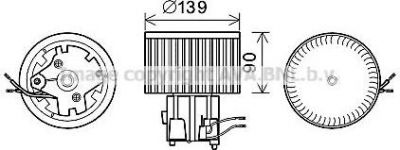 Prasco FT8441 электродвигатель, вентиляция салона на FIAT ALBEA (178_)