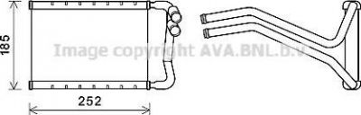 Prasco HY6437 теплообменник, отопление салона на HYUNDAI SANTA FE III (DM)