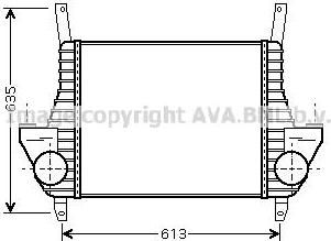 Prasco IV4079 интеркулер на IVECO EuroCargo