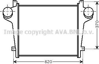 Prasco IV4091 интеркулер на IVECO EuroCargo