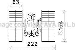 Prasco MS8632 электродвигатель, вентиляция салона на MERCEDES-BENZ VIANO (W639)