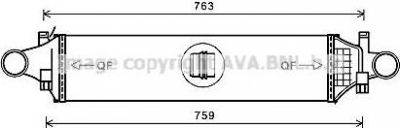 Prasco MSA4659 интеркулер на MERCEDES-BENZ CLA купе (C117)